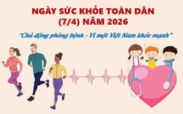 Hưởng ứng ngày sức khỏe toàn dân 7/4 - Mỗi người dân Quảng Bị hãy bắt đầu từ những hành động nhỏ nhất, góp phần vì một Việt Nam phát triển bền vững và tươi sáng