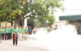 Hội Nông dân xã Thanh Oai tuyên truyền, phổ biến pháp luật và tập huấn kỹ năng phòng cháy, chữa cháy, cứu nạn cứu hộ