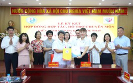 Ký kết hợp tác và hỗ trợ chuyên môn y tế giữa Trạm Y tế phường Giảng Võ và Bệnh viện Đa khoa Hòe Nhai
