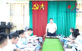 Thường trực Đảng uỷ xã Kiều Phú làm việc với Ban Quản lý dự án đầu tư - Hạ tầng xã về thực hiện nhiệm vụ trọng tâm năm 2026