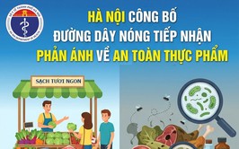 Hà Nội công bố đường dây nóng tiếp nhận phản ánh về an toàn thực phẩm