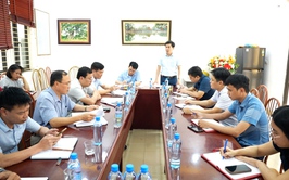 Lãnh đạo UBND xã Dương Hòa tổ chức Hội nghị làm việc với Trung tâm Dịch vụ tổng hợp về kết quả triển khai nhiệm vụ Quý I và phương hướng nhiệm vụ Quý II năm 2026