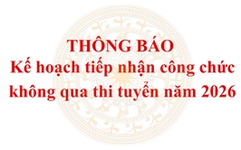 Chi cục An toàn vệ sinh thực phẩm Hà Nội thông báo kế hoạch tiếp nhận công chức không qua thi tuyển năm 2026