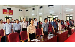 ĐẢNG BỘ CÁC CƠ QUAN ĐẢNG XÃ NỘI BÀI TỔ CHỨC LỄ CHÀO CỜ THÁNG 4/2026