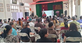 ỨNG HÒA TẬP HUẤN KIẾN THỨC AN TOÀN THỰC PHẨM CHO CÁC HỘ SẢN XUẤT, KINH DOANH SẢN PHẨM NÔNG LÂM THỦY SẢN.