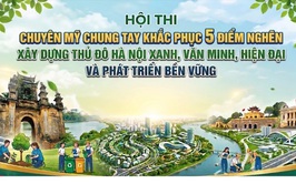 Hào hứng công tác chuẩn bị tham gia hội thi 