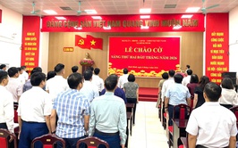 Xã Bình Minh tổ chức Lễ chào cờ và sinh hoạt chính trị dưới cờ tháng 4/2026