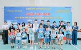 Phường Từ Liêm tổ chức thi đấu và trao giải các môn thể thao học sinh năm 2026

