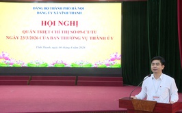 Đảng ủy xã Vĩnh Thanh tổ chức buổi lễ chào cờ và sinh hoạt dưới cờ tháng 4/2026