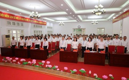 LỄ SINH HOẠT DƯỚI CỜ THÁNG 4 CƠ QUAN ĐẢNG ỦY VÀ CƠ QUAN HĐND-UBND PHƯỜNG BỒ ĐỀ