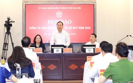 Các đồng chí lãnh đạo xã Hòa Phú: Dự hội nghị trực tuyến họp báo thông tin về tình hình kinh tế - xã hội quý I/2026 của UBND Thành phố Hà Nội