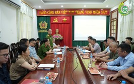 Công an xã Phú Cát tổ chức sơ kết công trình 