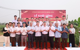 Minh Châu khởi công dự án 35 tỷ đồng cải tạo đường giao thông nội đồng và kênh tưới tiêu