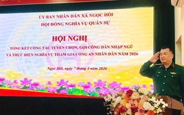 Ngọc Hồi: Tổ chức Hội nghị Tổng kết công tác tuyển quân năm 2026
