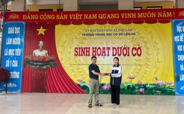 Nhặt được của rơi, trả lại người mất – Hành động đẹp lan tỏa từ học sinh trường THCS Liên Hà