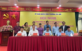 UBND phường Tây Mỗ hưởng ứng Ngày Sức khỏe toàn dân (07/4) và ký kết ghi nhớ hợp tác với các Bệnh viện nâng cao chất lượng y tế cơ sở