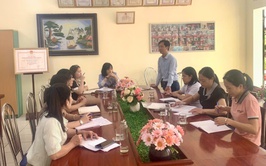 kiểm tra công tác đảm bảo ATTP tại bếp ăn tập thể Trường Mầm non Đại Thắng ở cả hai cơ sở