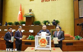 Kỳ họp thứ nhất, Quốc hội khóa XVI: Tiếp tục thực hiện công tác nhân sự