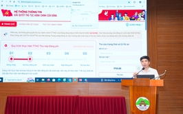 QUỐC OAI: TỔ CHỨC HỘI NGHỊ TẬP HUẤN SỬ DỤNG HỆ THỐNG THÔNG TIN GIẢI QUYẾT THỦ TỤC HÀNH CHÍNH CỦA ĐẢNG