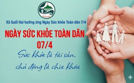 Xã Suối Hai hưởng ứng Ngày Sức khỏe toàn dân năm 2026