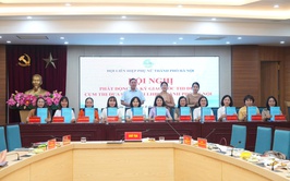 Hội nghị phát động và ký giao ước thi đua năm 2026 Cụm thi đua số 05 Hội LHPN Thành phố Hà Nội