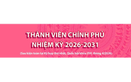 Thành viên Chính phủ nhiệm kỳ 2026-2031