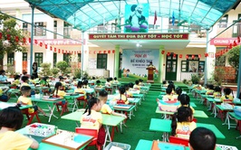 Hội thi “Bé khéo tay” tại Trường Mầm non Chương Mỹ