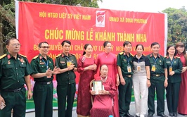 Khánh thành nhà tình nghĩa tại thôn Thiên Lộc, xã Đoài Phương