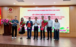 ĐẢNG ỦY DOANH NGHIỆP PHƯỜNG CẦU GIẤY CÔNG BỐ THÀNH LẬP 02 CHI BỘ MỚI, TRIỂN KHAI NHIỆM VỤ TRỌNG TÂM QUÝ II/2026