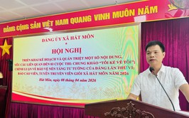 Hát Môn triển khai đồng loạt 3 cuộc thi chính trị - tư tưởng năm 2026