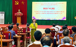 Hội nghị tập huấn tuyên truyền phòng, chống bệnh dại động vật tại xã Ô Diên