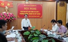 BCĐ 57 xã Quảng Oai tổ chức hội nghị giao ban Quý I/2026