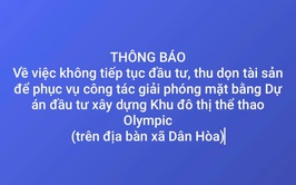  UBND XÃ DÂN HÒA THÔNG BÁO