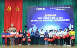 Phường Xuân Đỉnh: Chung tay xây dựng môi trường làm việc an toàn chăm lo đời sống Công nhân, người lao động