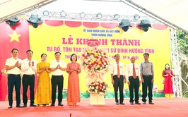 Khánh thành đình Hương Vĩnh – Gìn giữ giá trị văn hóa truyền thống quê hương