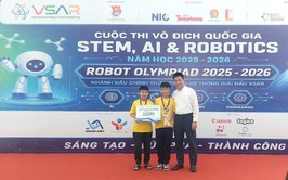 Tuổi trẻ Minh Châu tự hào góp mặt tại đấu trường Robotics quốc tế.