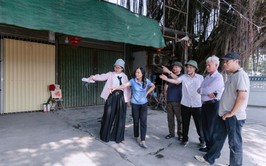 MTTQ và các đoàn thể chính trị - xã hội xã Ứng Thiên tích cực vận động Nhân dân giải tỏa hành lang phục vụ dự án cải tạo, nâng cấp Quốc lộ 21B 