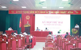 Hội đồng Nhân dân xã Minh Châu, khóa XXII tổ chức kỳ họp thứ II- Kỳ họp chuyên đề