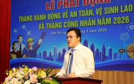 Phường Yên Sở tổ chức Lễ phát động Tháng hành động về An toàn, vệ sinh lao động và Tháng Công nhân năm 2026