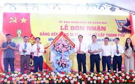 Xuân Mai tổ chức lễ đón nhận Bằng xếp hạng di tích lịch sử cấp Thành phố Đền Né Bùi Xá