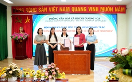 Hội nghị ký kết giao ước thực hiện phong trào
“Nhà trường cùng chung tay phát triển – Thầy cô cùng chia sẻ trách nhiệm”