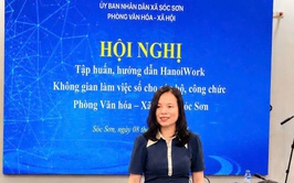 PHÒNG VĂN HÓA – XÃ HỘI XÃ SÓC SƠN TỔ CHỨC TẬP HUẤN TRIỂN KHAI PHẦN MỀM HANOIWORK PHỤC VỤ CHUYỂN ĐỔI SỐ TRONG HOẠT ĐỘNG ĐIỀU HÀNH