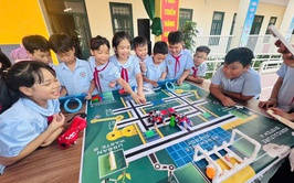 Ngày hội sáng tạo công nghệ thông tin – STEM ở trường Tiểu học Ninh Sở, xã Hồng Vân