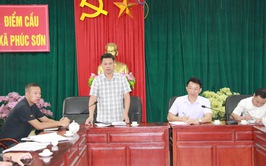 UBND xã Phúc Sơn triển khai các biện pháp giải tỏa vỉa hè, lòng lề đường, tăng cường bảo đảm văn minh đô thị