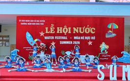 Rộn ràng Lễ hội nước – Chạm sắc màu mùa hè tuổi thơ tại Trường Mầm non Khai Thái