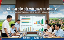 Làm thật, đo thật, xếp loại thật - Hoài Đức áp dụng OKR/KPI trong đánh giá cán bộ hằng tháng