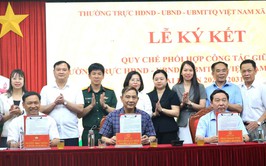 Các cơ quan của xã Thường Tín ký kết quy chế phối hợp công tác