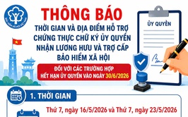 Ngọc Hà: Hỗ trợ chứng thực chữ ký ủy quyền nhận lương hưu, trợ cấp BHXH