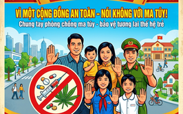 Vì một cộng đồng an toàn, nói không với ma túy!