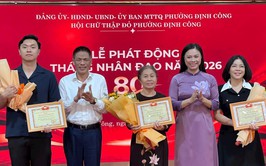 Phường Định Công phát động Tháng Nhân đạo